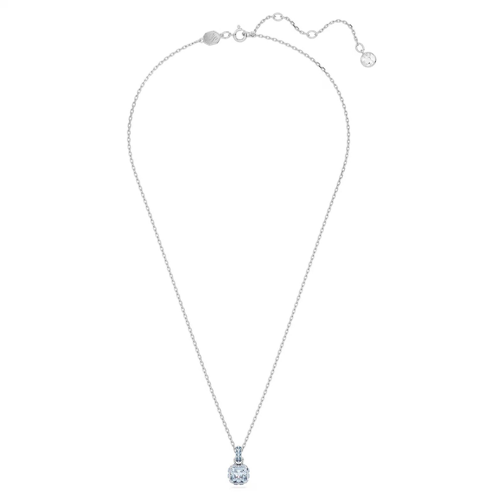 Collana Swarovski Birthstone Pendente 5651794 necklace Punto luce Azzurro Marzo