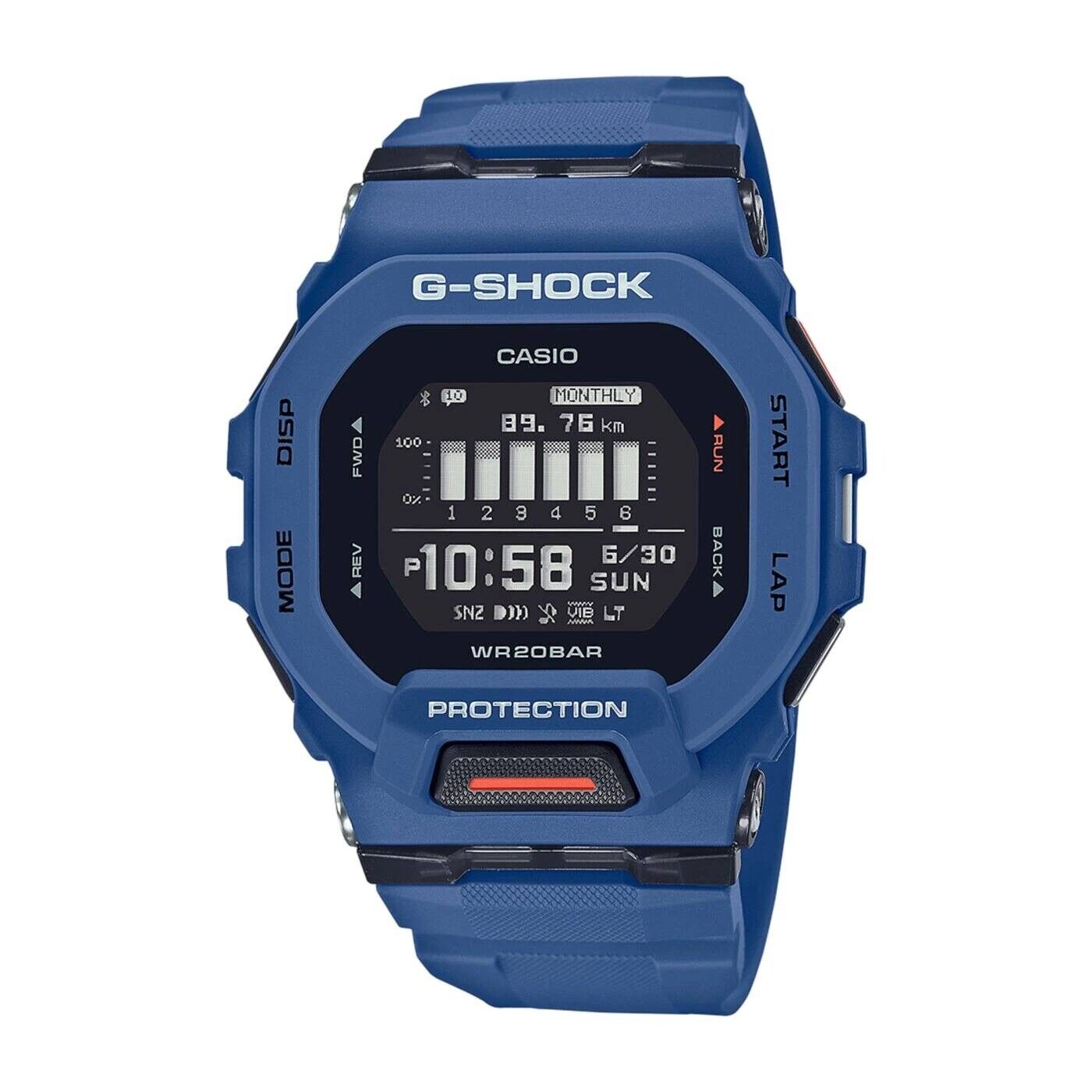 Orologio Uomo G-Shock Casio Blu Smartwatch Digitale GBD-200-2ER