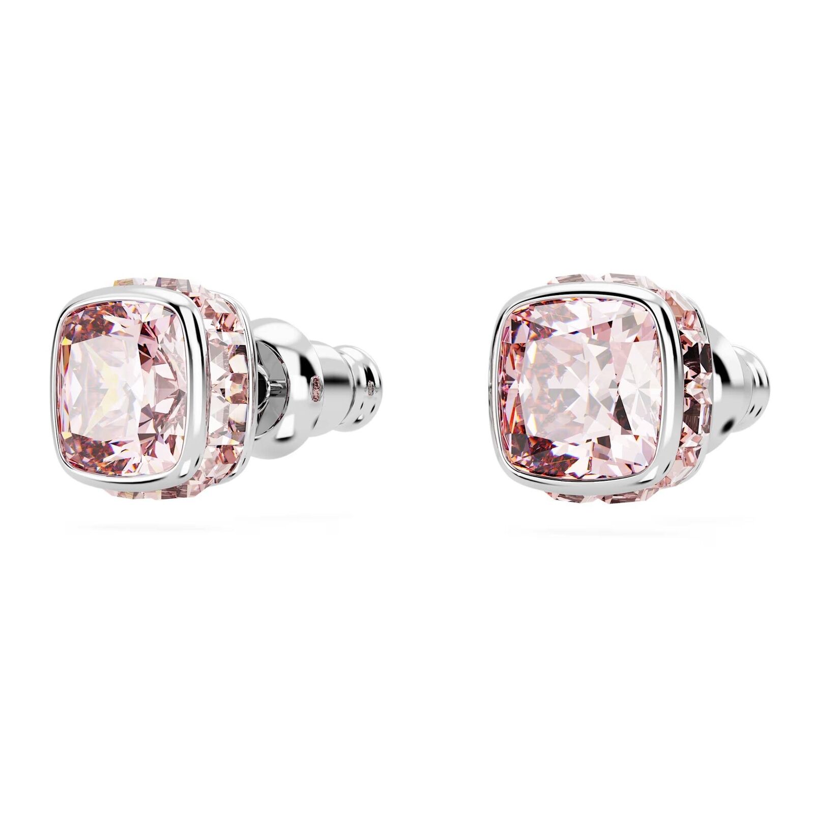 Orecchini Swarovski Birthstone a Lobo 5660799 Earrings Cristalli Giugno Rosa