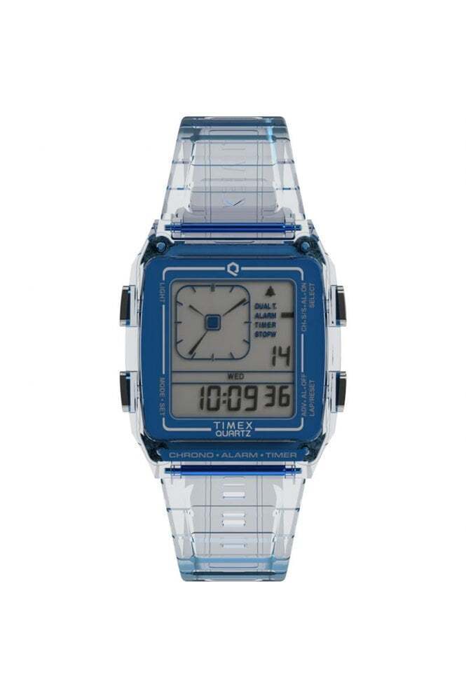 Q Timex LCA 35mm Orologio con cinturino in resina TW2W45100