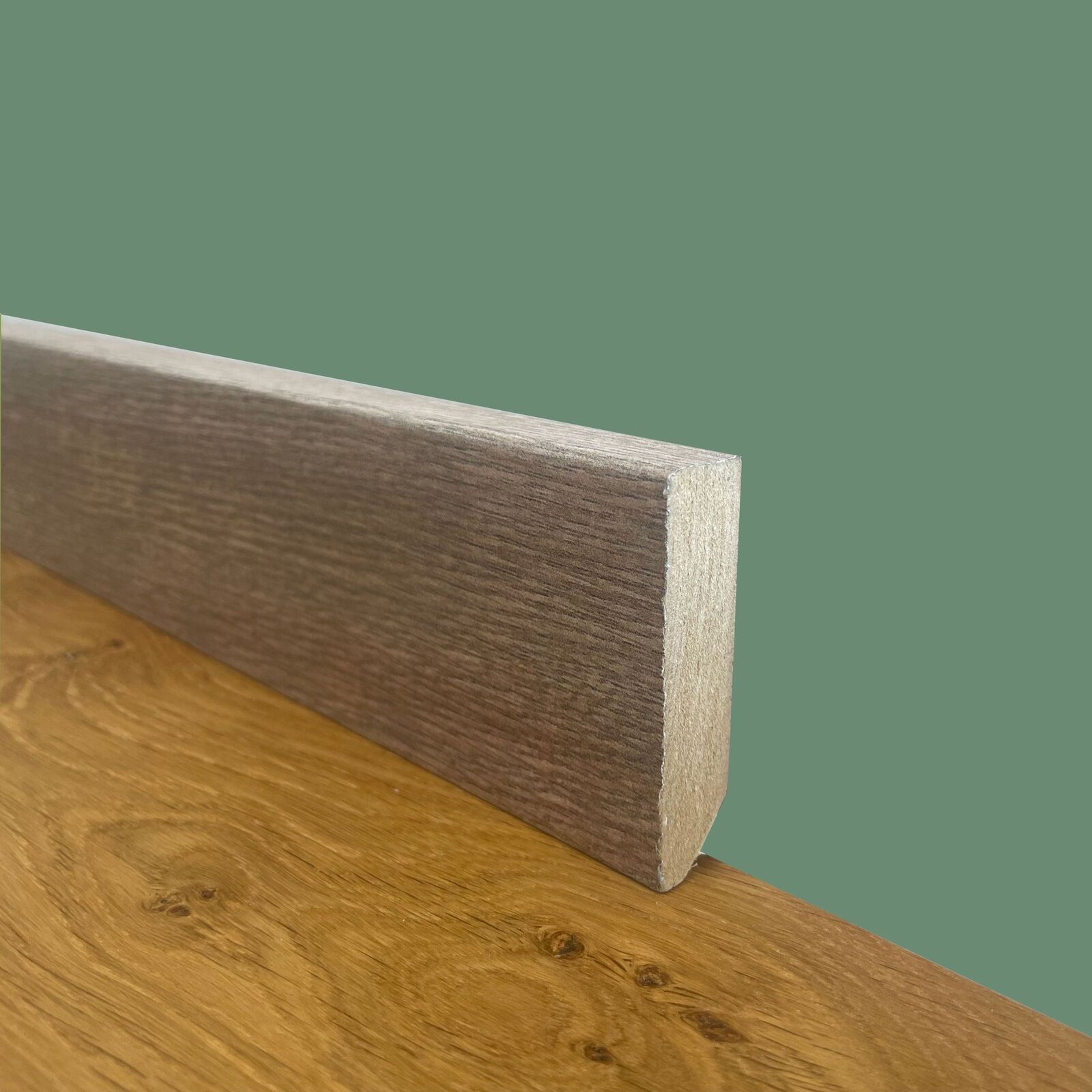 €1,29ml * MEGA STOCK AL METRO * BATTISCOPA Taglio Quadro in Fibra di legno 60x15
