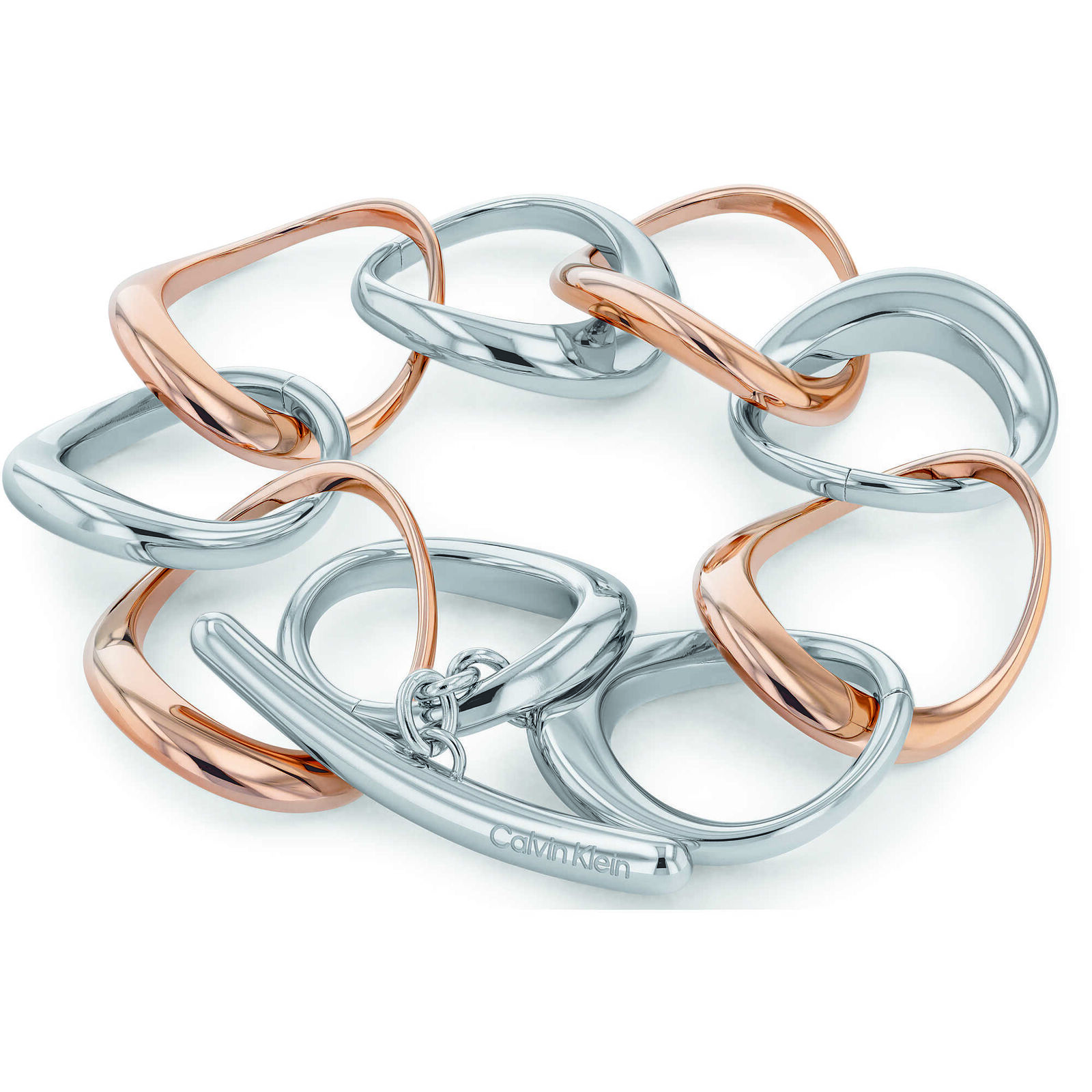 Bracciale Donna CK CALVIN KLEIN SCULPTURAL 35000007 Acciaio Inossidabile