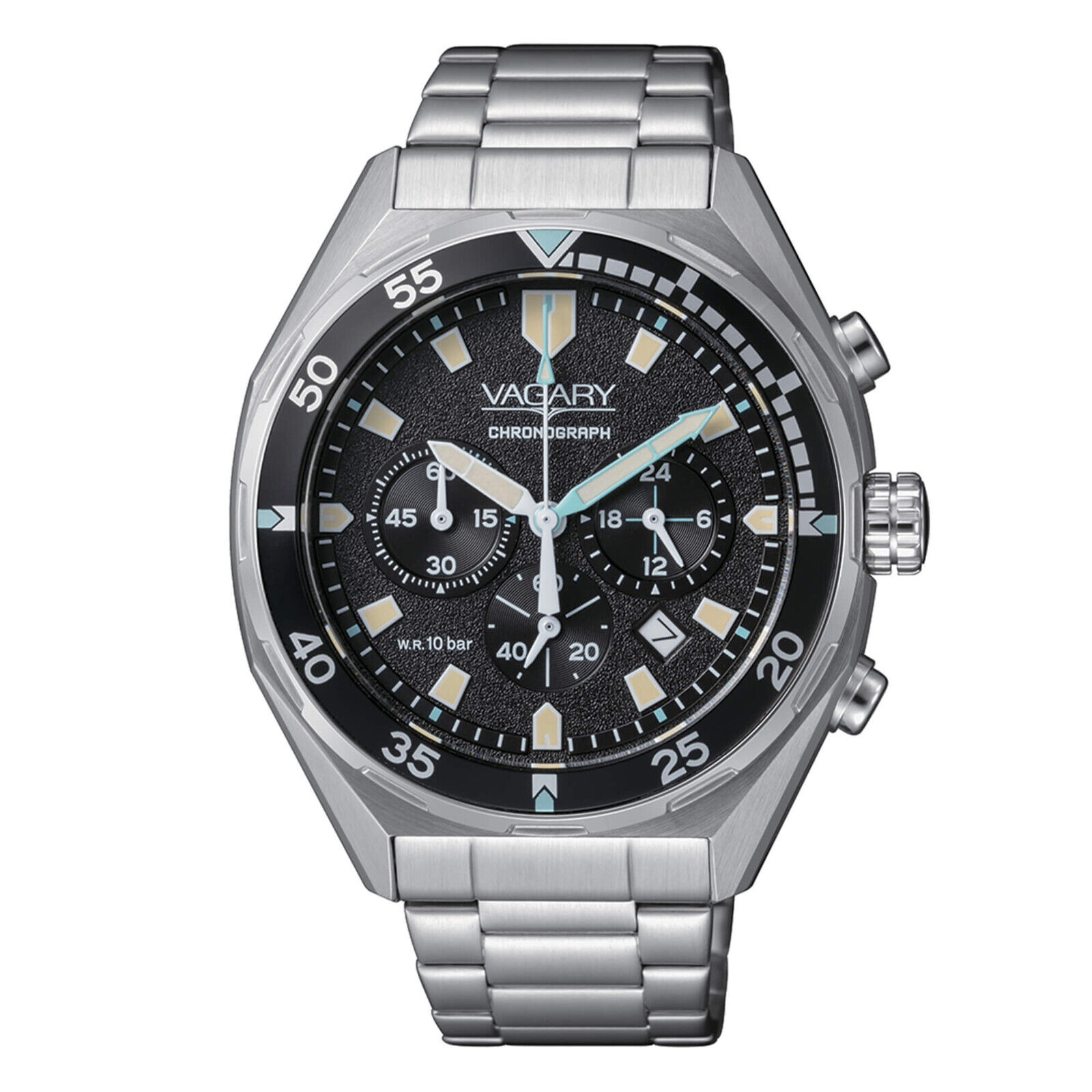 Orologio Uomo Vagary by Citizen Aqua39 Chrono ref. IV2-010-51 Riv. Autorizzato