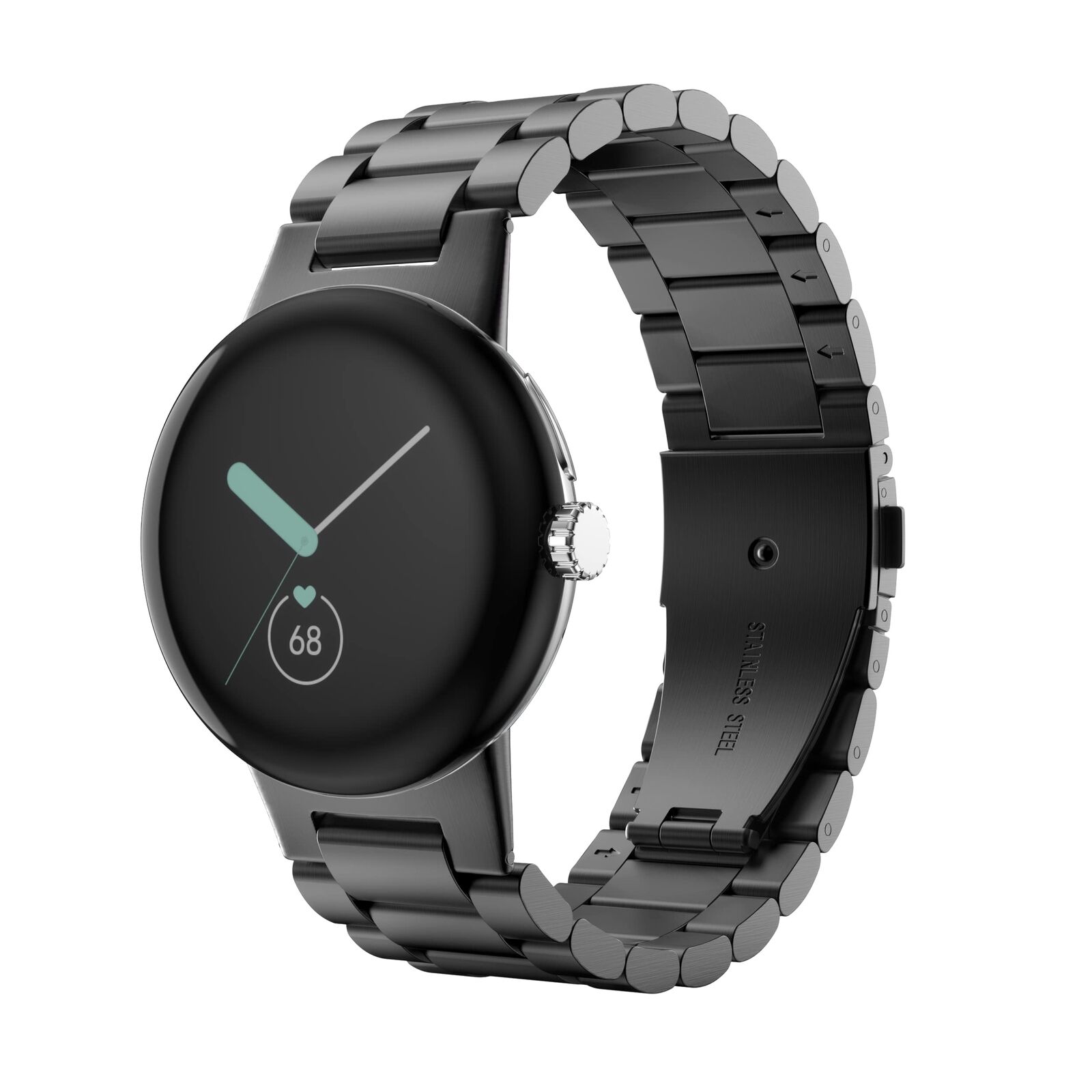 MoKo Cinturino in Metallo Compatibile con Google Pixel Watch 3 41mm/Pixel (K8t)