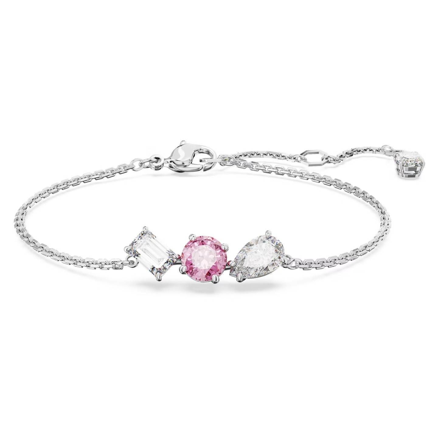 Bracciale Swarovski Mesmera 5668361 Bracelet Cristalli Rosa Rodio Nuovo