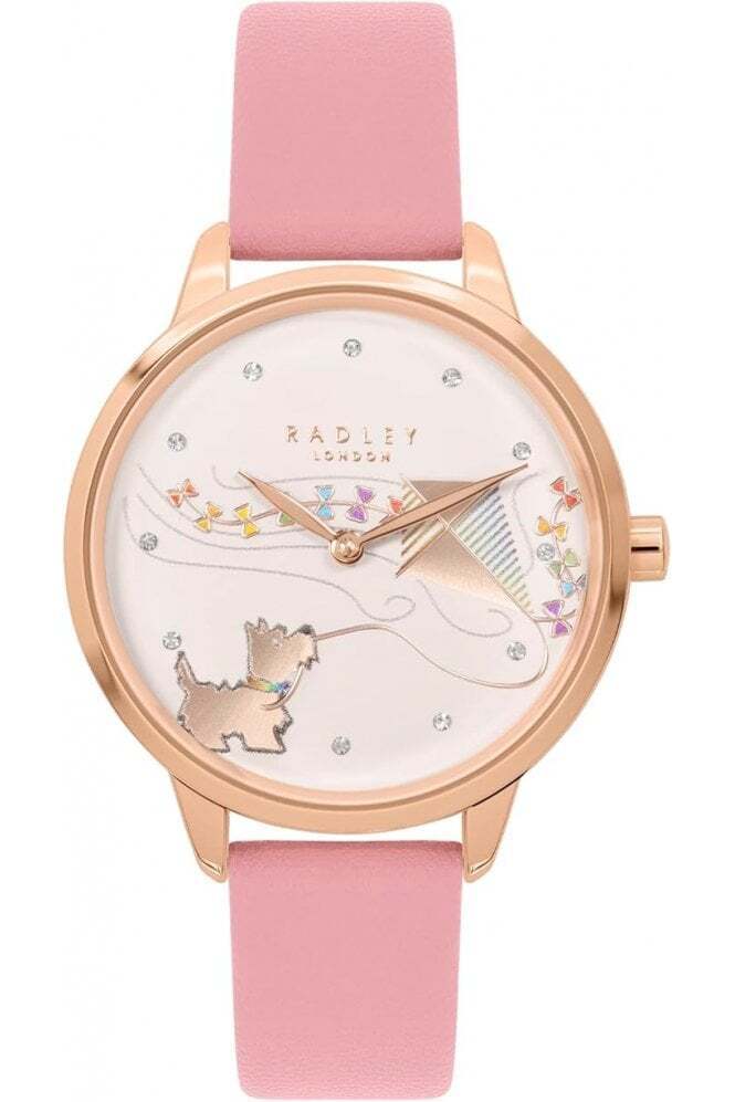 Orologio Radley Essex Road Pink Leather Strap 34mm RY21604