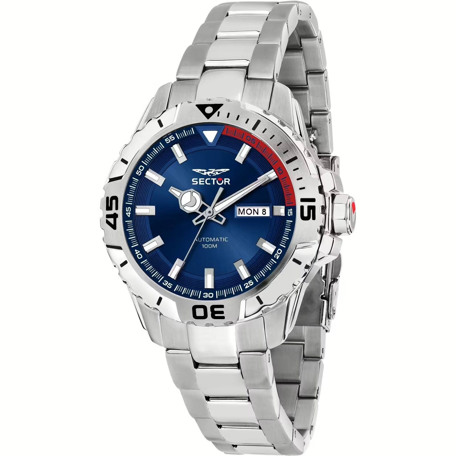 Orologio Sector Legend Blu Automatico R3223135001 Watch Acciaio Blu Uomo 43mm