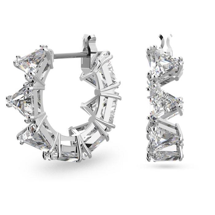 Orecchini Swarovski Matrix a Cerchio 5632467 Earrings Cristalli Boccole Rodio
