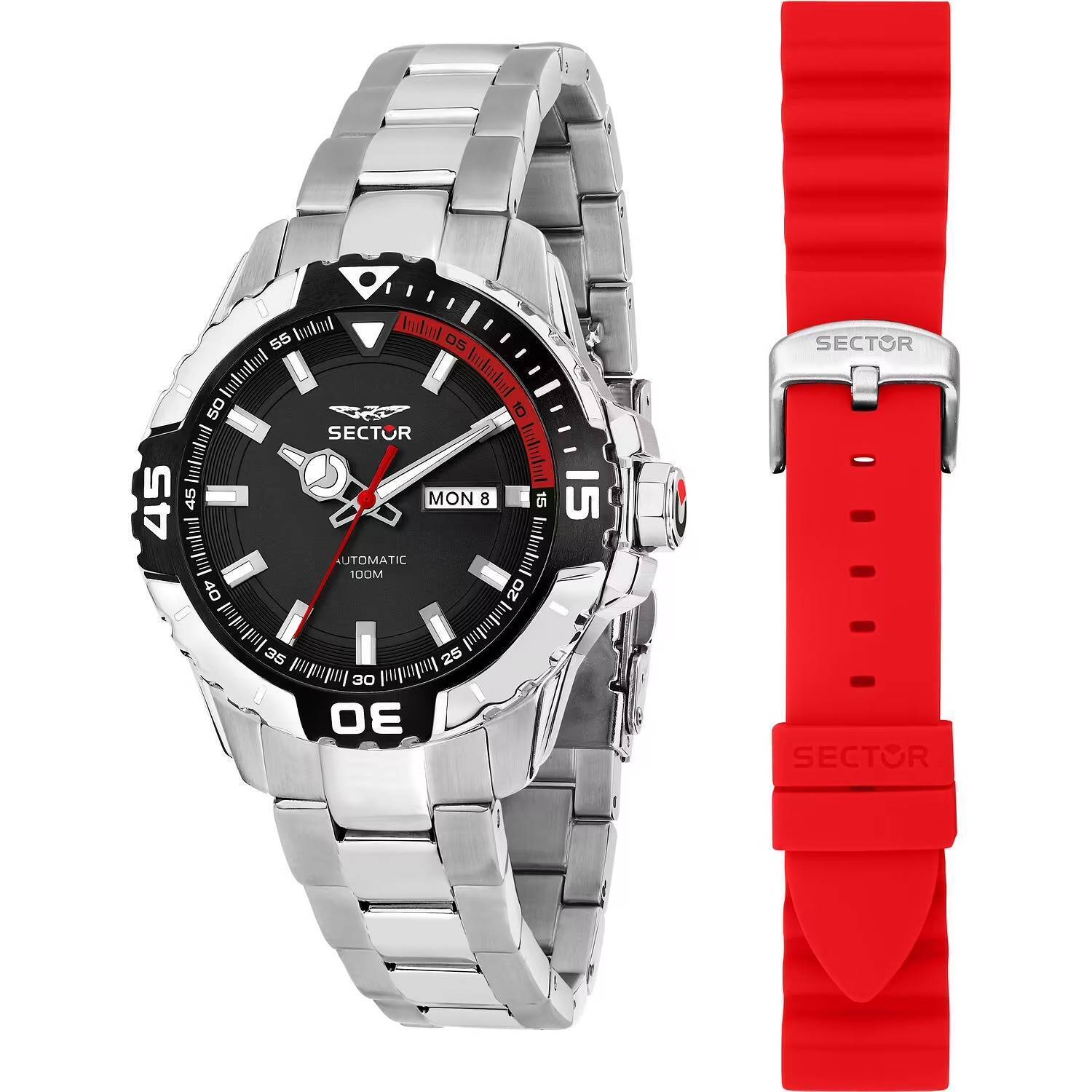 Orologio Sector Legend De Gayardon Automatico R3223135003 Watch Rosso set Uomo