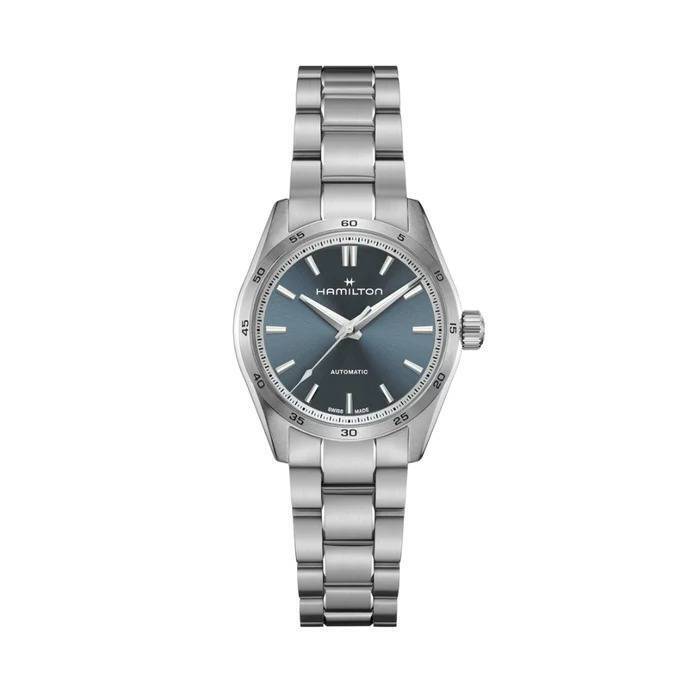 Orologio Hamilton Jazzmaster Performer Auto H36105140 Acciaio Blu Watch 34mm