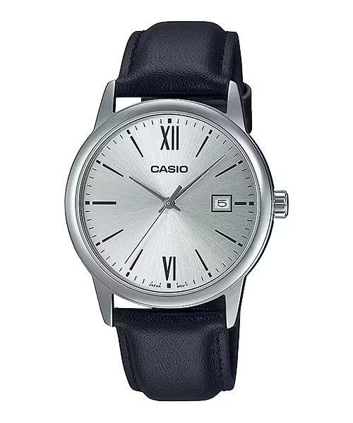 CASIO MTP-V002L-7B3UDF OROLOGIO UOMO PELLE DATA NUMERI ROMANI 37mm SOTTOCOSTO