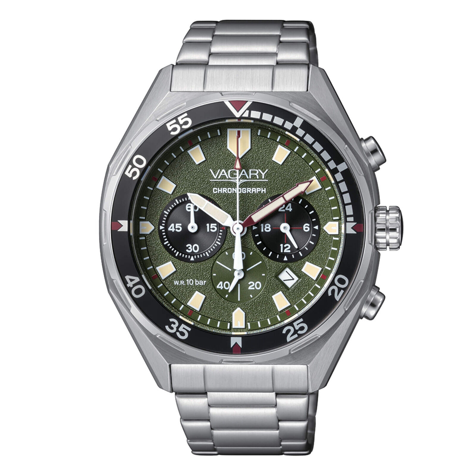 Orologio Uomo Vagary by Citizen Aqua39 Chrono ref. IV2-010-41 Riv. Autorizzato