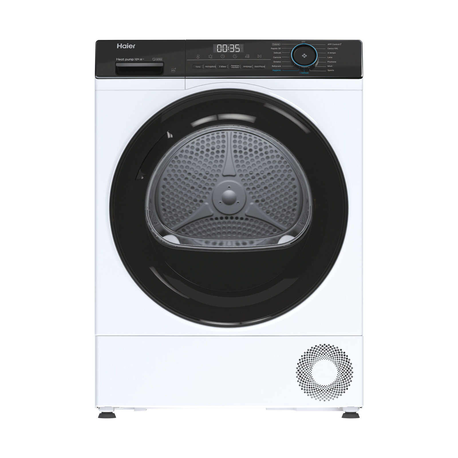 Asciugatrice 10 KG HAIER HD100-A2939E-IT Pompa di Calore 15 Programmi A++
