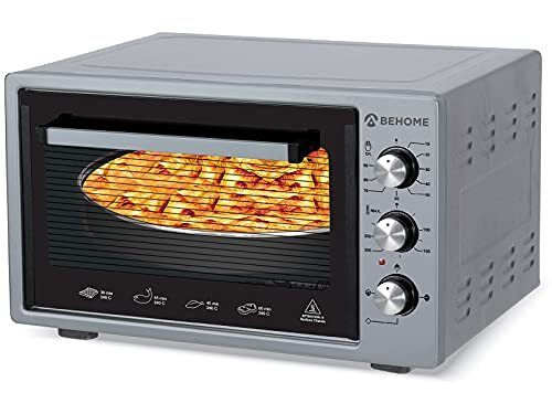 Behome Forno Elettrico 38 litri Ventilato | Autopulente, Smaltato, (r4D)