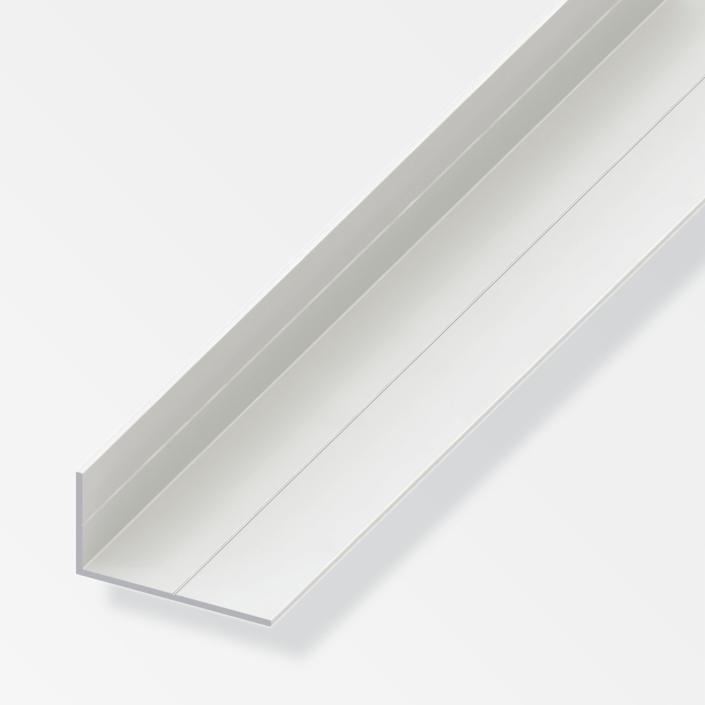 Canala angolare Alfer Aluminium 23.5x43.5x1.5mm lunghezza 1m bianco - 21690