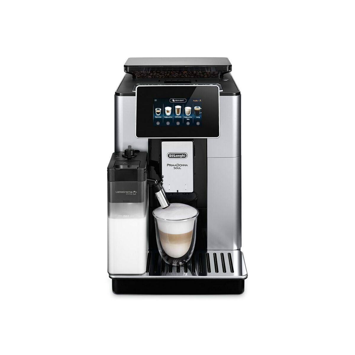Caffettiera superautomatica DeLonghi PrimaDonna ECAM 610.55.SB in metallo 145