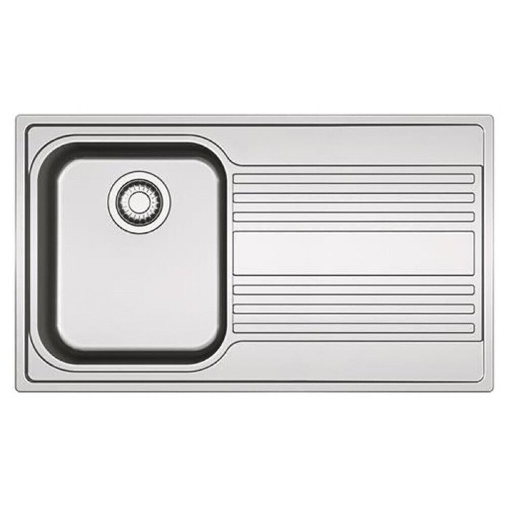 FRANKE RPX61186DX LAVELLO 86 CM 1 VASCA GOCCIOLATOIO DESTRA RAPID INOX SATINATO