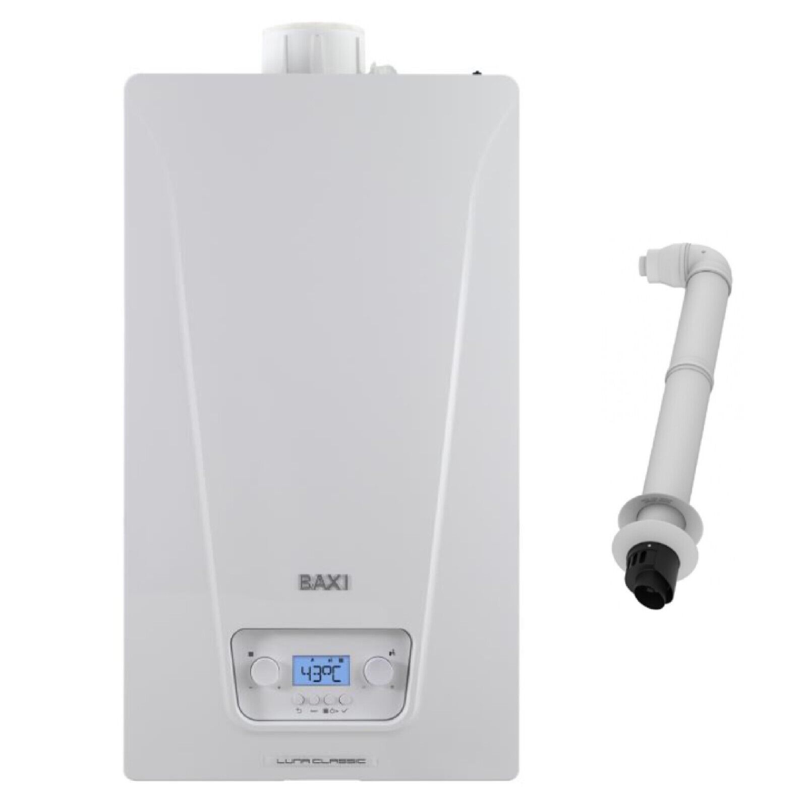 CALDAIA A CONDENSAZIONE BAXI LUNA CLASSIC 24 GAS METANO - GPL 24 KW + KIT FUMI