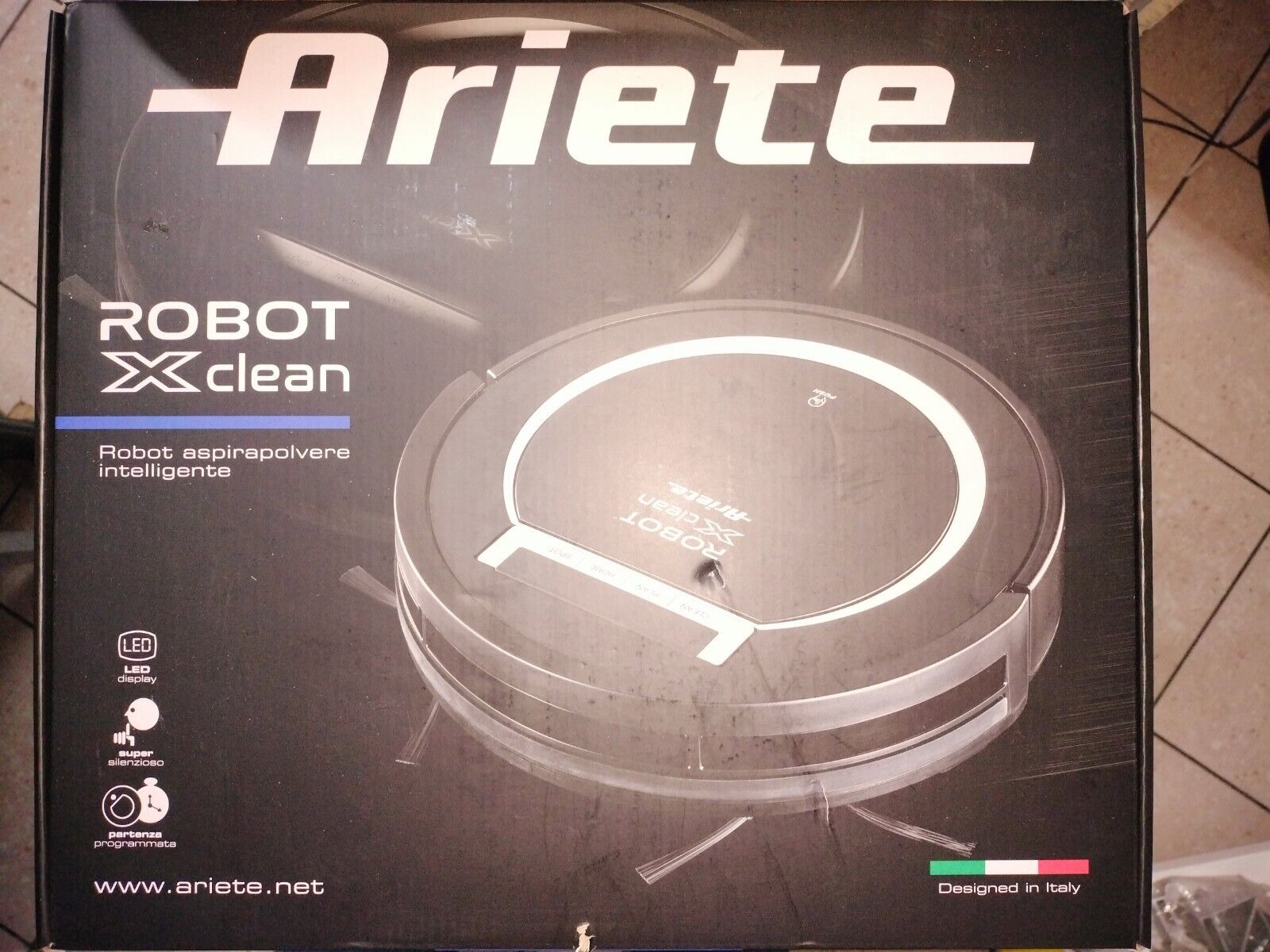 NUOVA Ariete Robot Xclean 2718 Aspirapolvere