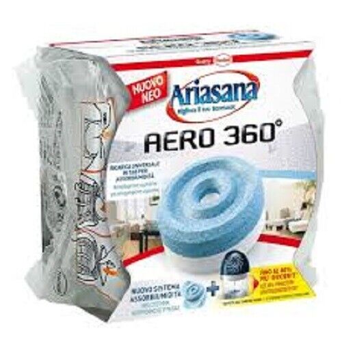 2 PZ RICARICA ARIASANA AERO 360 TAB GR 450 ASSORBI UMIDITA' DEUMIDIFICATORE