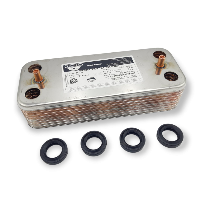 Scambiatore 16 Piastre Originale Ariston Interasse 148 mm 65104333
