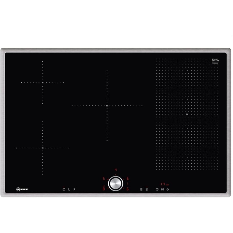 NEFF T58TS21N0 PIANO COTTURA A INDUZIONE 80CM 4 ZONE IN VETROCERAMICA NERO