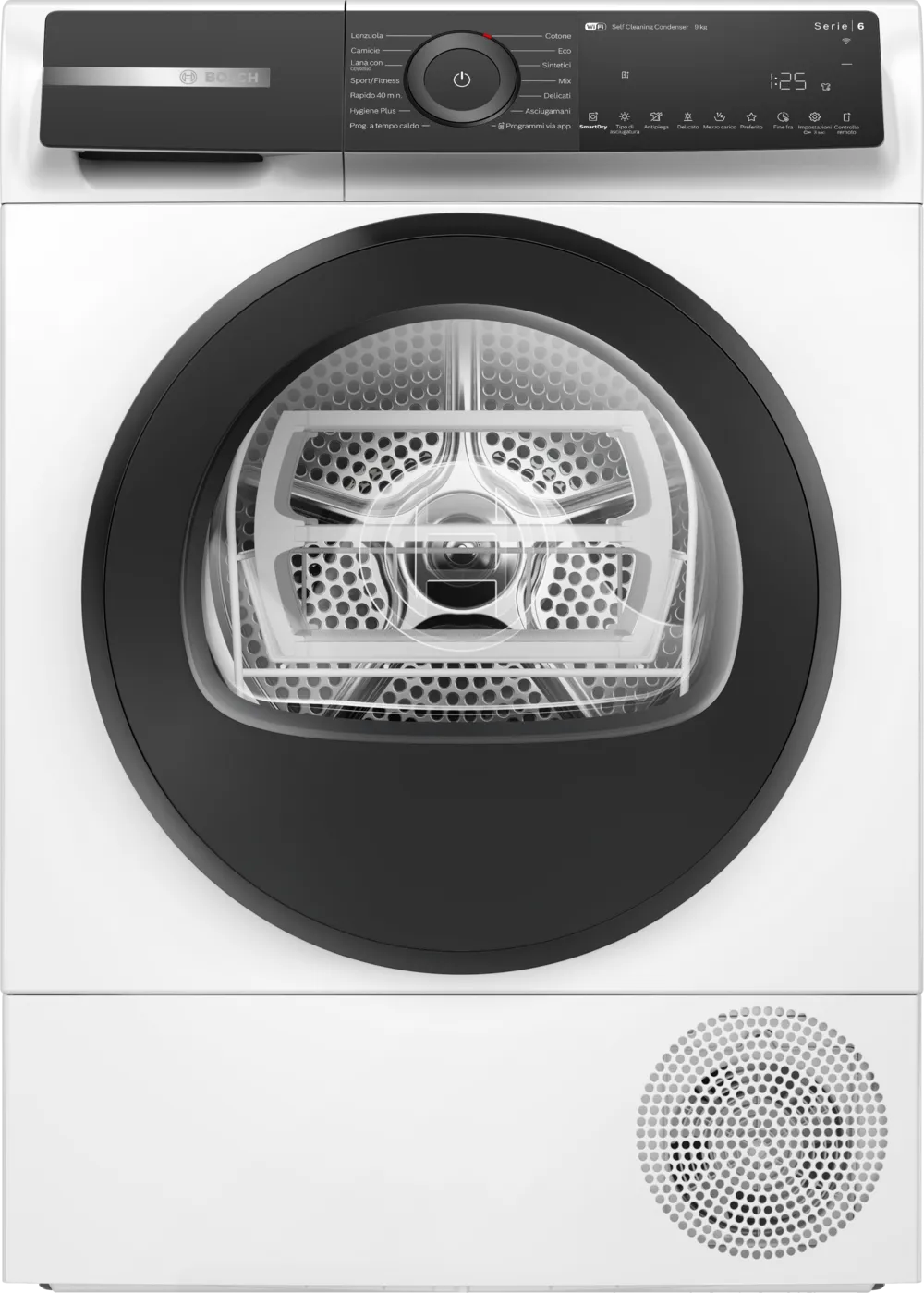 Bosch Asciugatrice a Pompa di Calore 9 Kg A+++ 60 cm Auto Dry Bianco WQH245B0IT