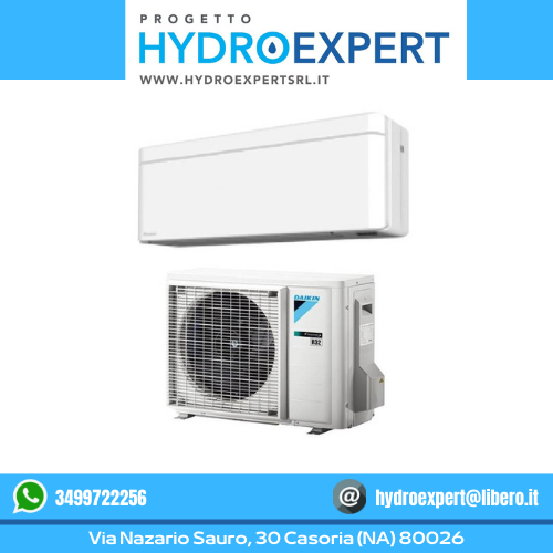 Condizionatore Daikin Stylish White Inverter 9000 Btu WiFi A+++ R32 FTXA25AW