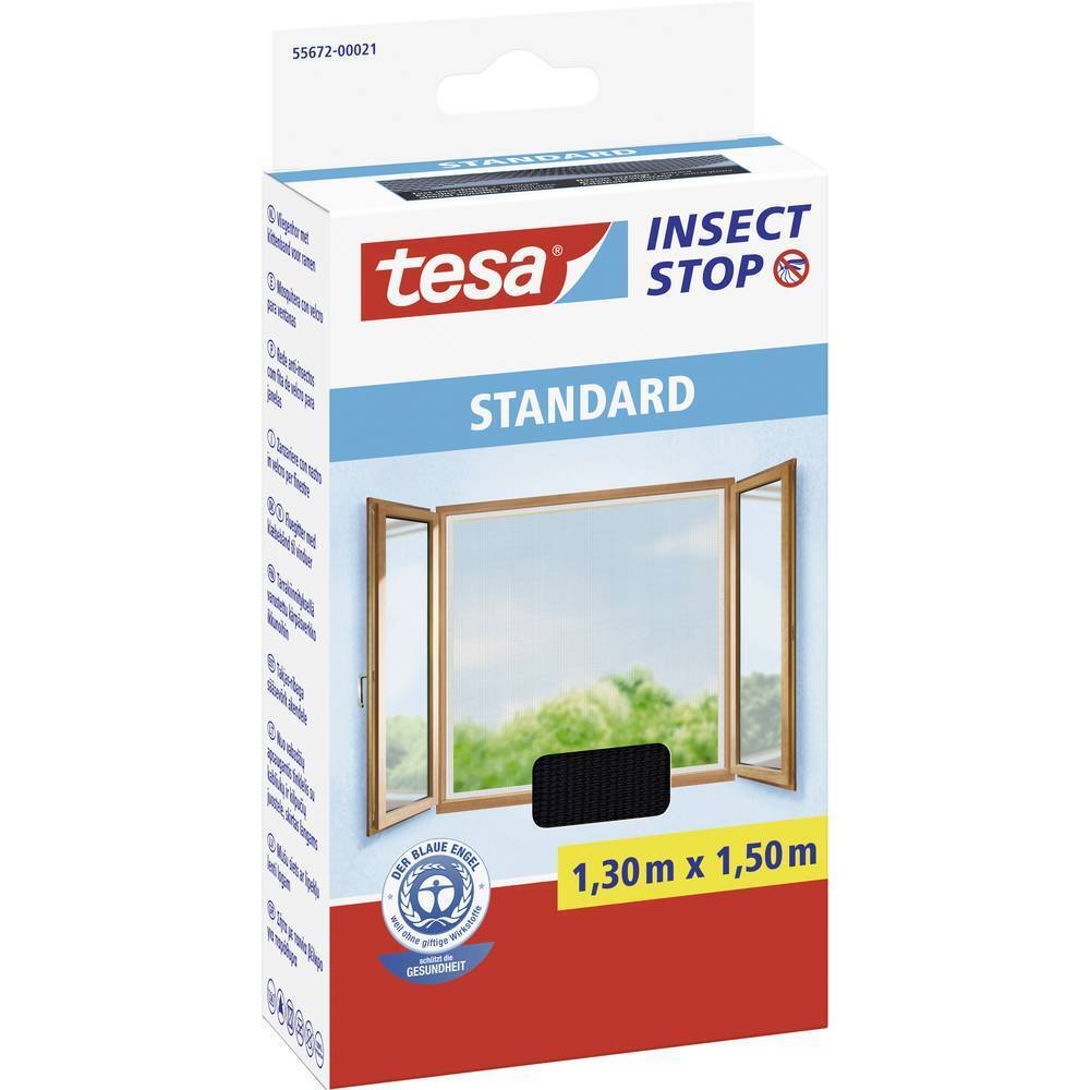 tesa STANDARD 55672-00021-03 Zanzariera (L x A) 1500 mm x 1300 mm Antracite 1
