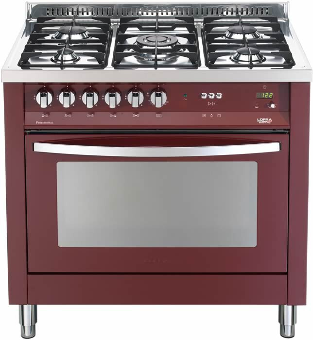 Lofra PRG96GVT/C Cucina freestanding Electric,Natural gas Gas Borgogna A