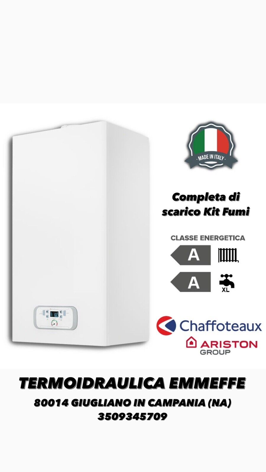 Chaffoteaux Inoa Green EU 24kW Caldaia a Gas/ Metano - Bianca