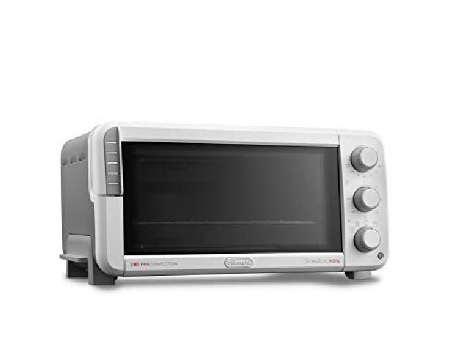 DeLonghi EO12512.WG Sfornatutto Mini, Forno elettrico,Capacità 12L,5 Funzioni di