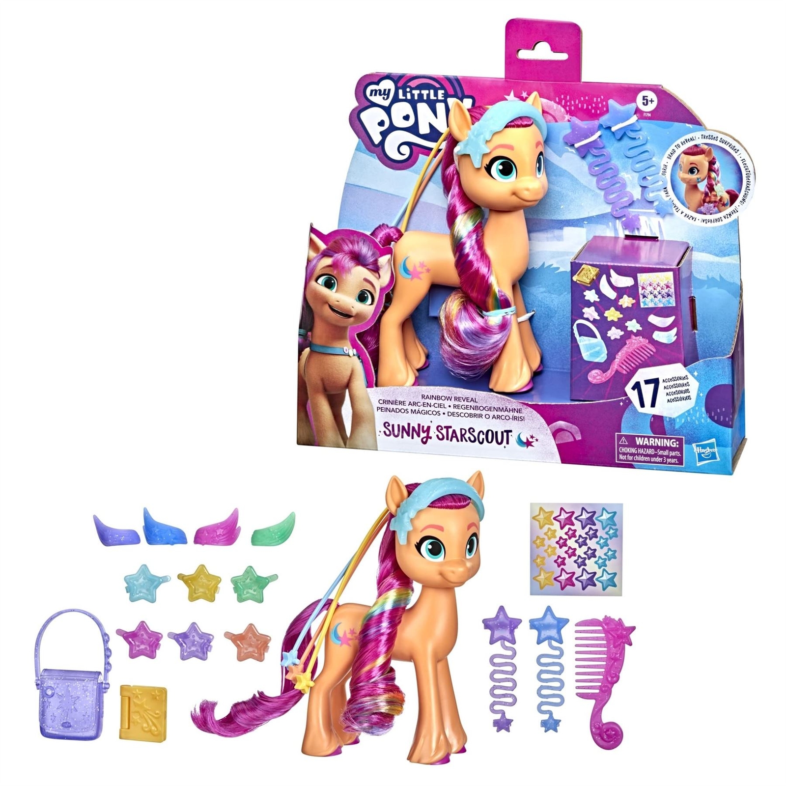 HASBRO F1794 hasbro my little pony rainbow reveal sunny