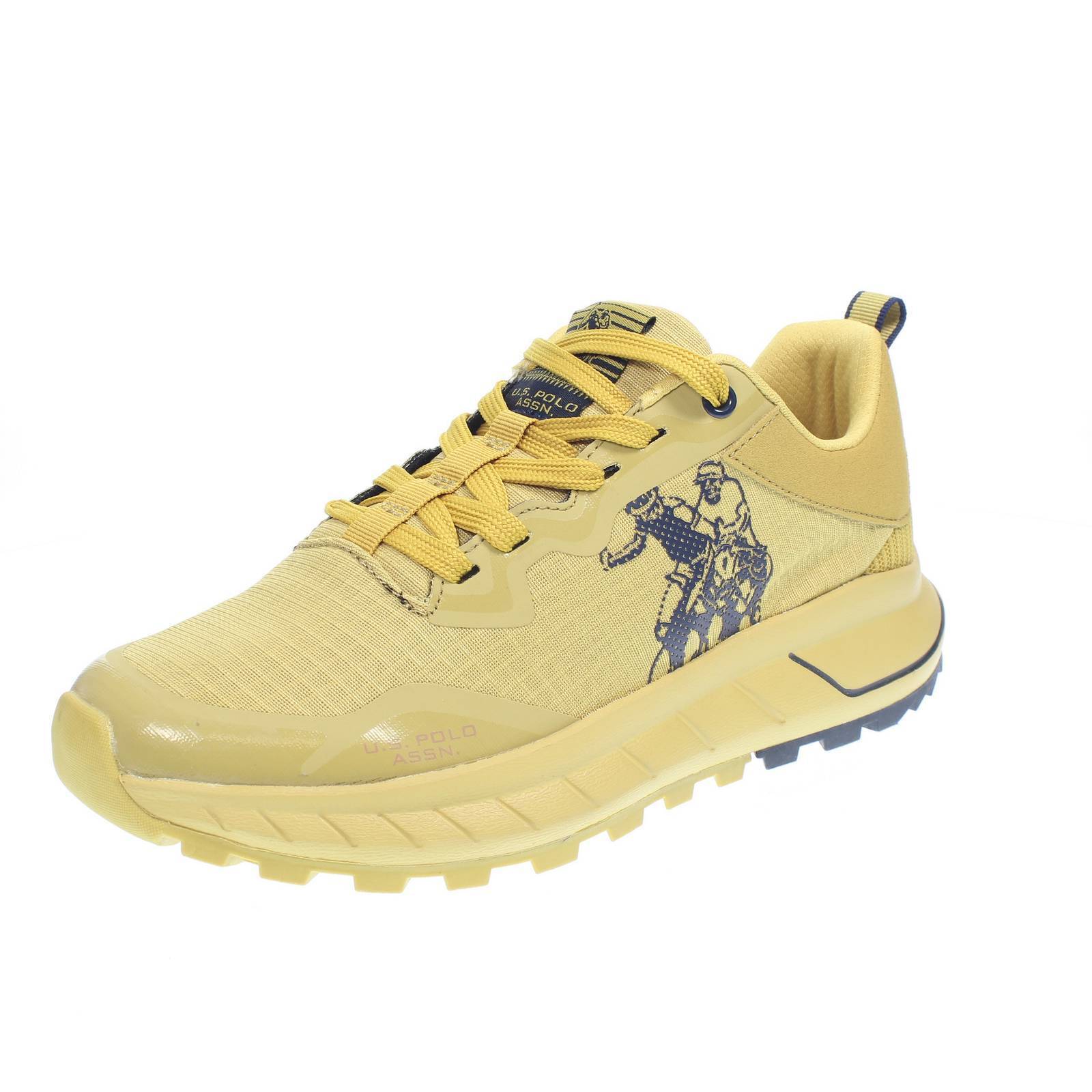 U.s. Polo Seth001 - Sneakers Con Suola Rialzata Giallo - Taglia 42 [26.6cm]