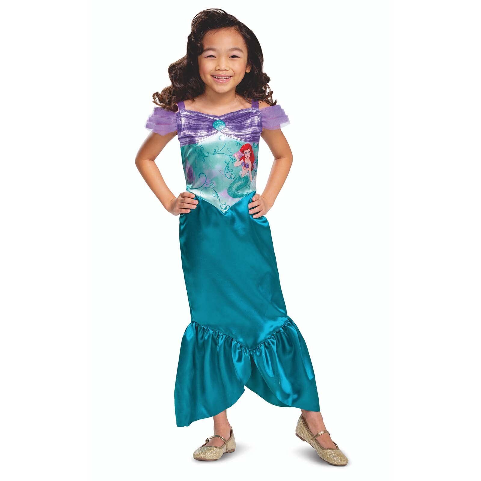 Disney Ufficiale Standard Deguisement Ariel La Sirenetta Pesce, Vestito Ariel La