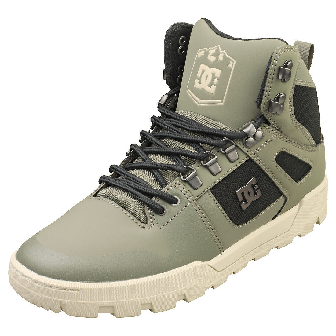 DC Shoes Pure High-top Wr Uomo Green Black Stivali  - 43 EU