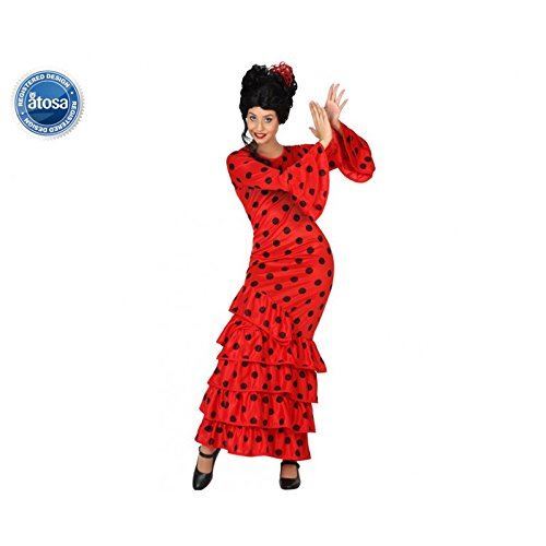 Costume Flamenca Rosso Adulto T2 ML