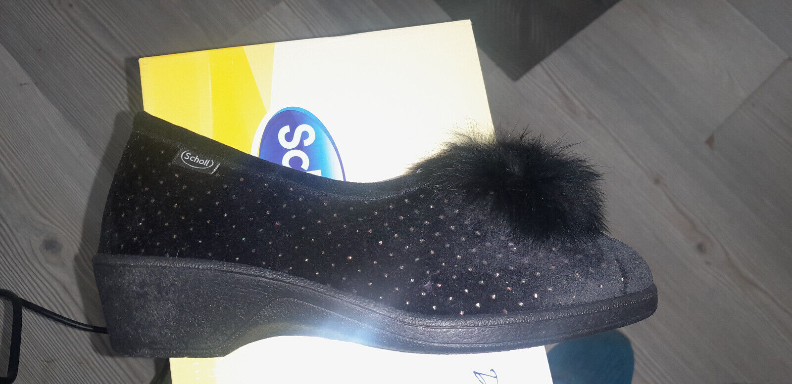 LORELLA  nero  pantofole Scholl Memory Cushion  41