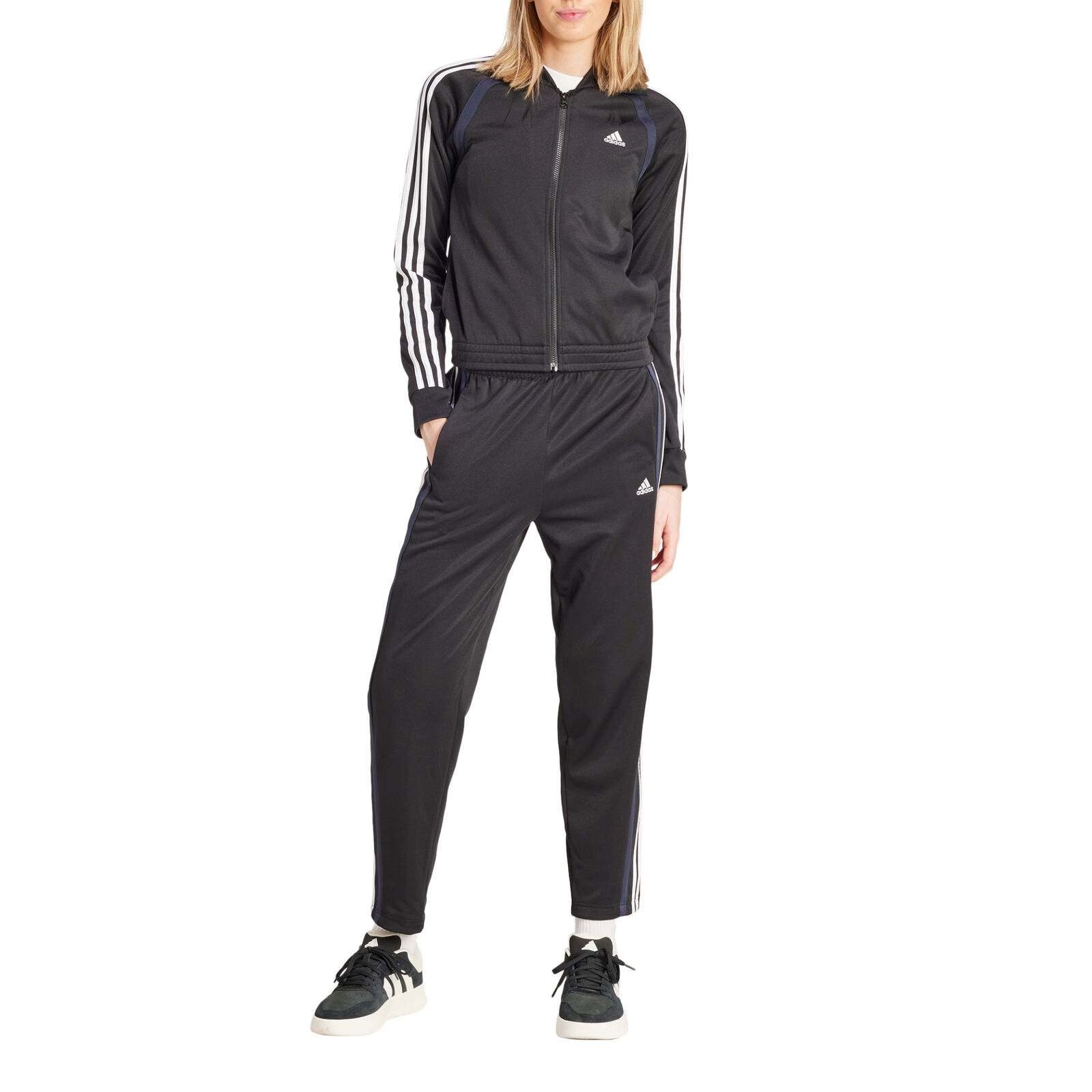 Adidas Tuta da Donna Teamsport Nera Taglia L Codice IX1106