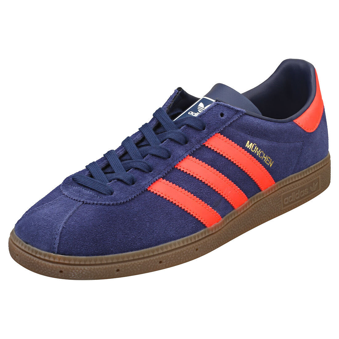 adidas Munchen Uomo Dark Blue Red Formatori Casuale - 47 1/3 EU
