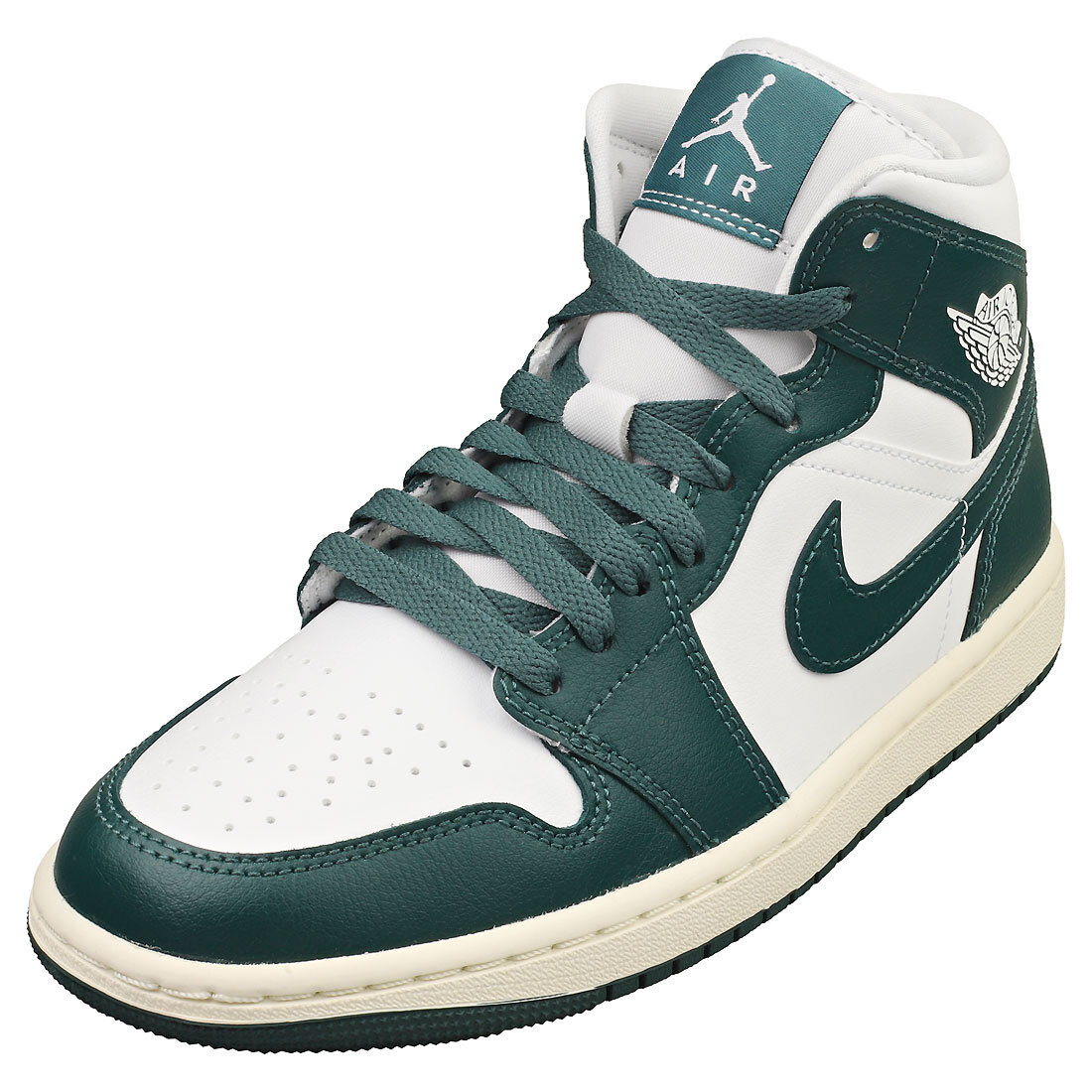 Nike Air Jordan 1 Mid Donna White Green Formatori  - 42 EU