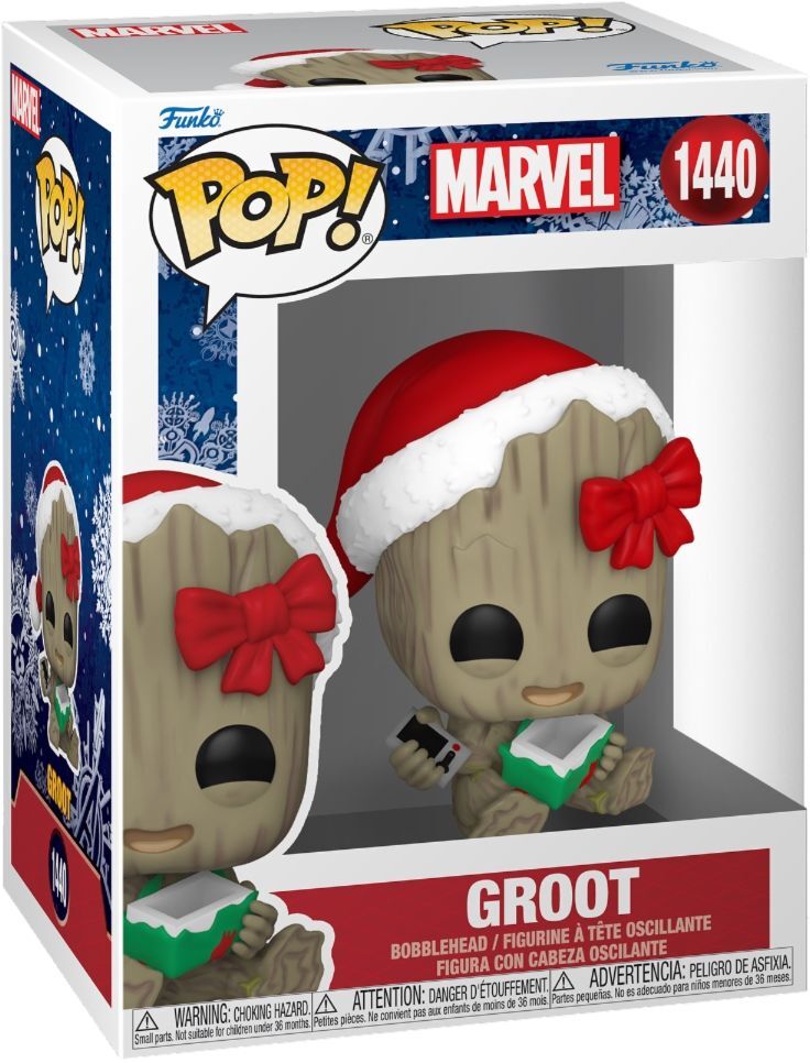 7420718 Merchandising Marvel: Funko: Pop! Holiday 2024 - Groot (Vinyl Figure 144