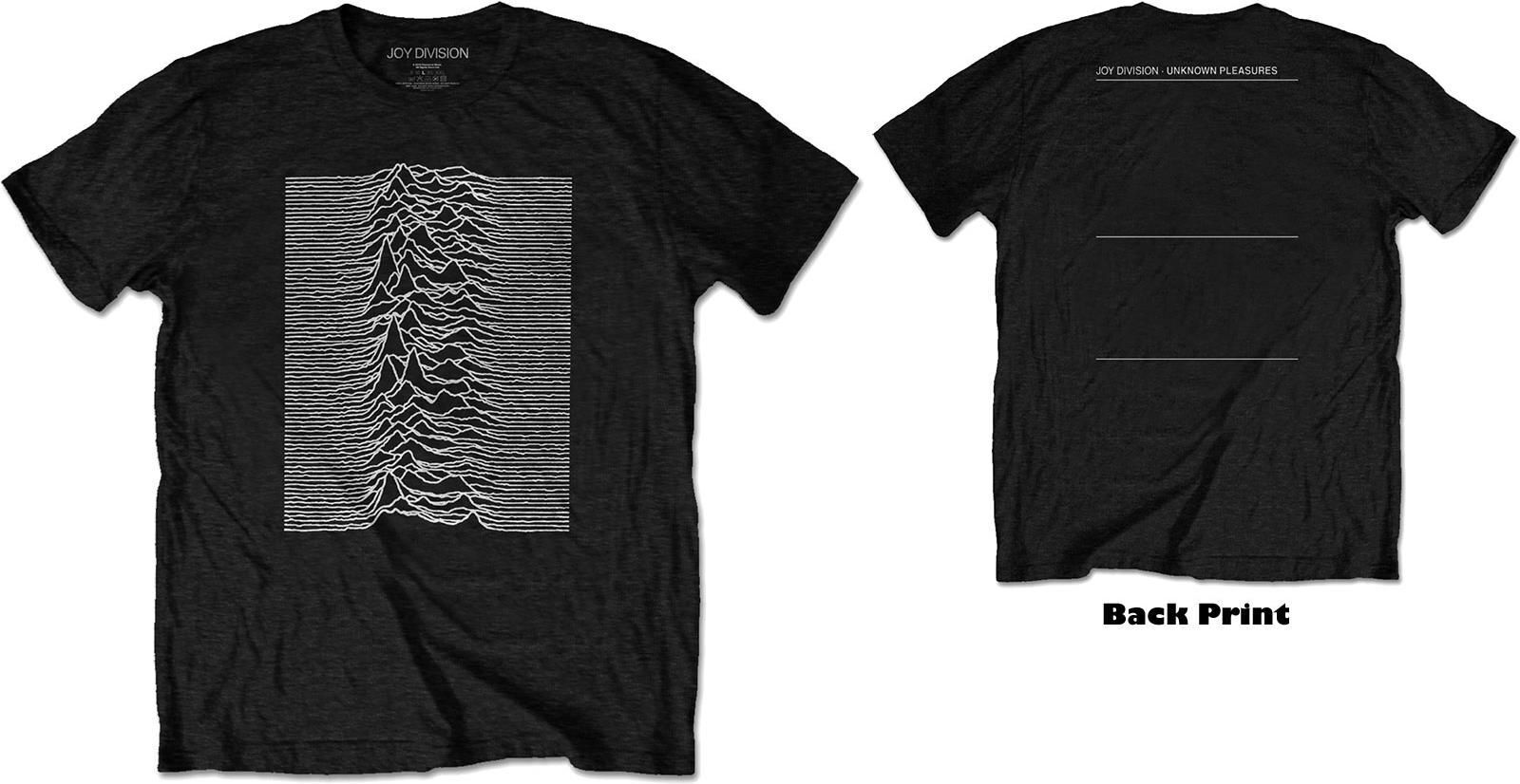 Abbigliamento Joy Division: Unknown Pleasures (Back Print) (T-Shirt Unisex Tg. L