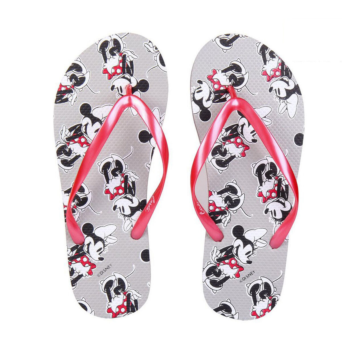 E_0002_S0731369 Minnie Mouse Ciabatte da Piscina Minnie Mouse Grigio Taglia Calz
