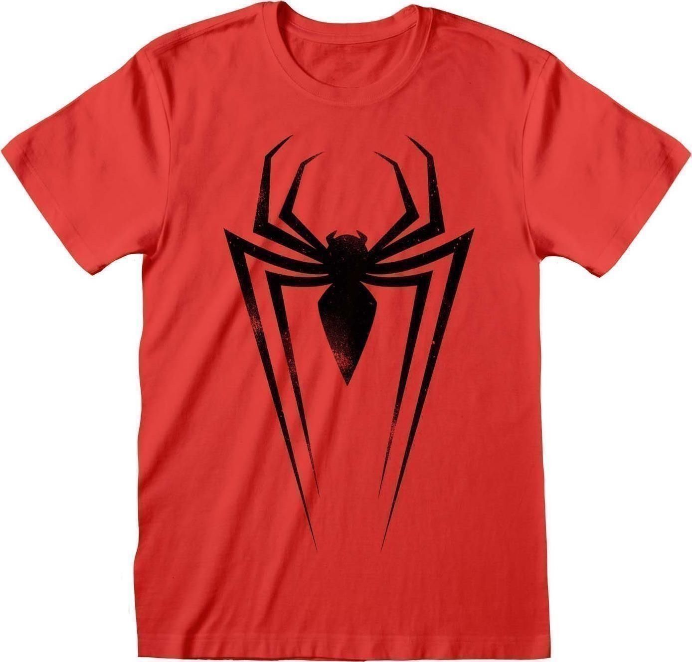 Abbigliamento Marvel: Spider-Man - Black Spider Symbol (T-Shirt Unisex Tg. S)