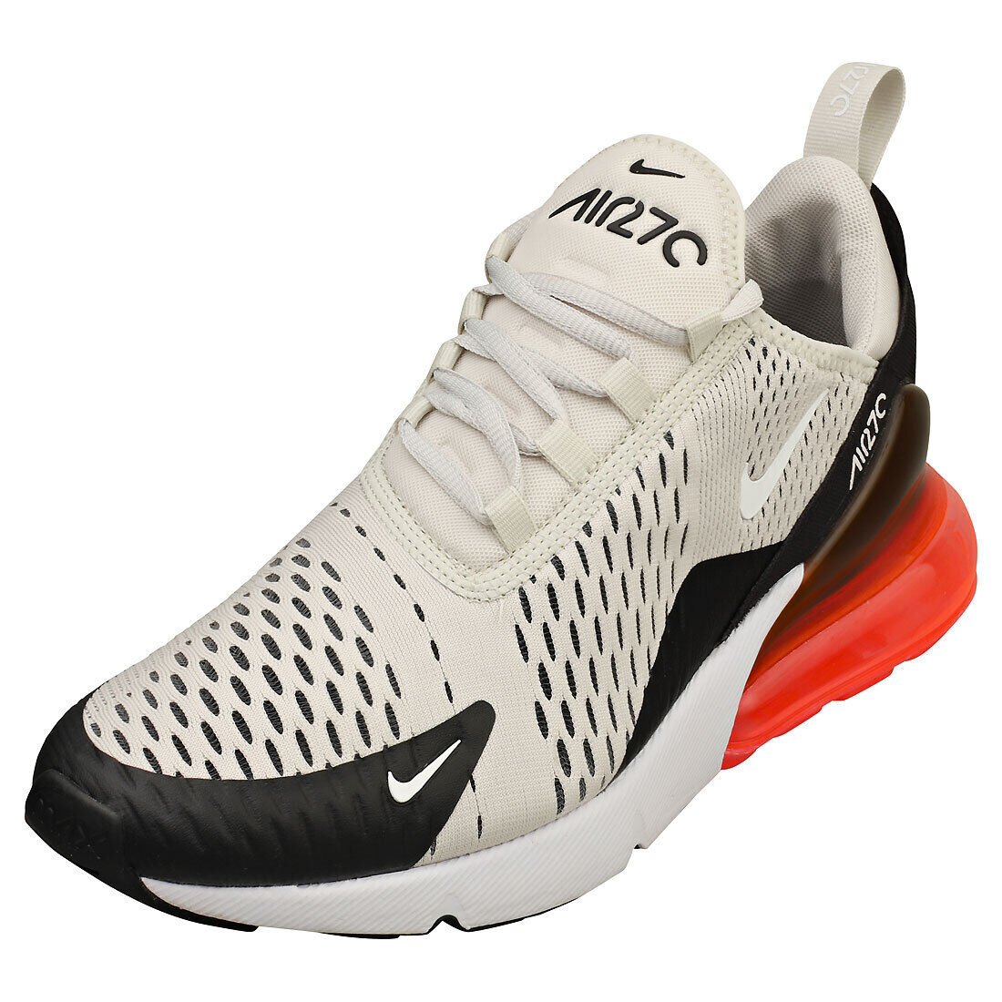 Nike Air Max 270 Uomo Black Light Bone Formatori  - 44 EU