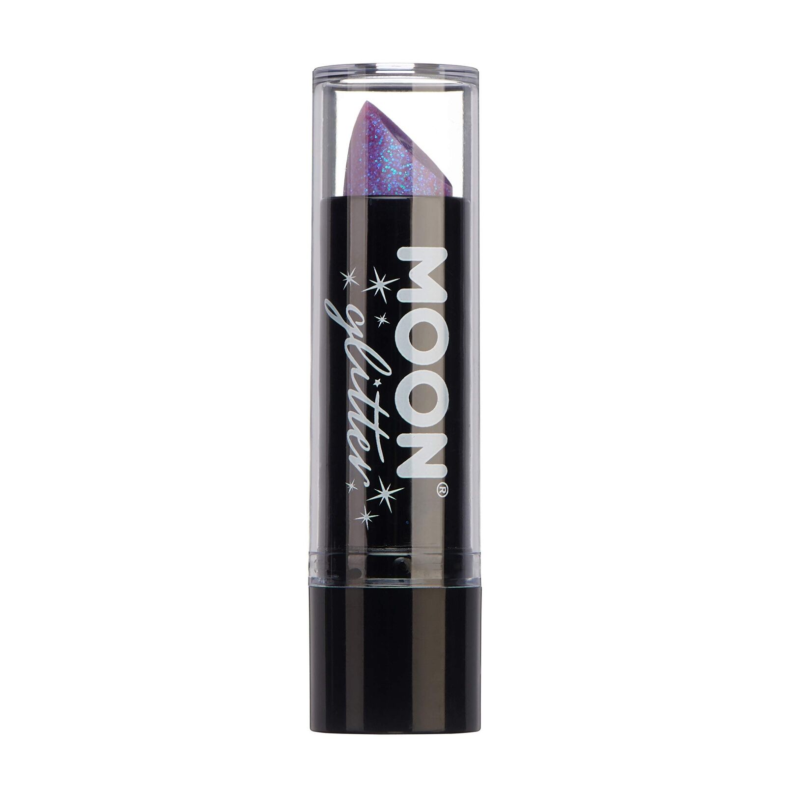 Smiffys Moon Glitter Iridescent Glitter Lipstick, Purple