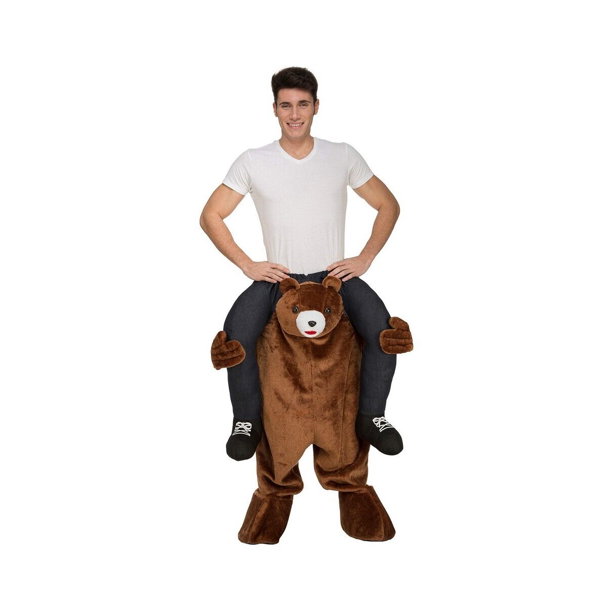 Costume per Adulti My Other Me Ride-On Orso Taglia unica