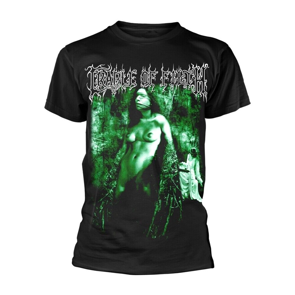CRADLE OF FILTH - GRAVEN SIN BLACK T-Shirt, Front & Back Print Large