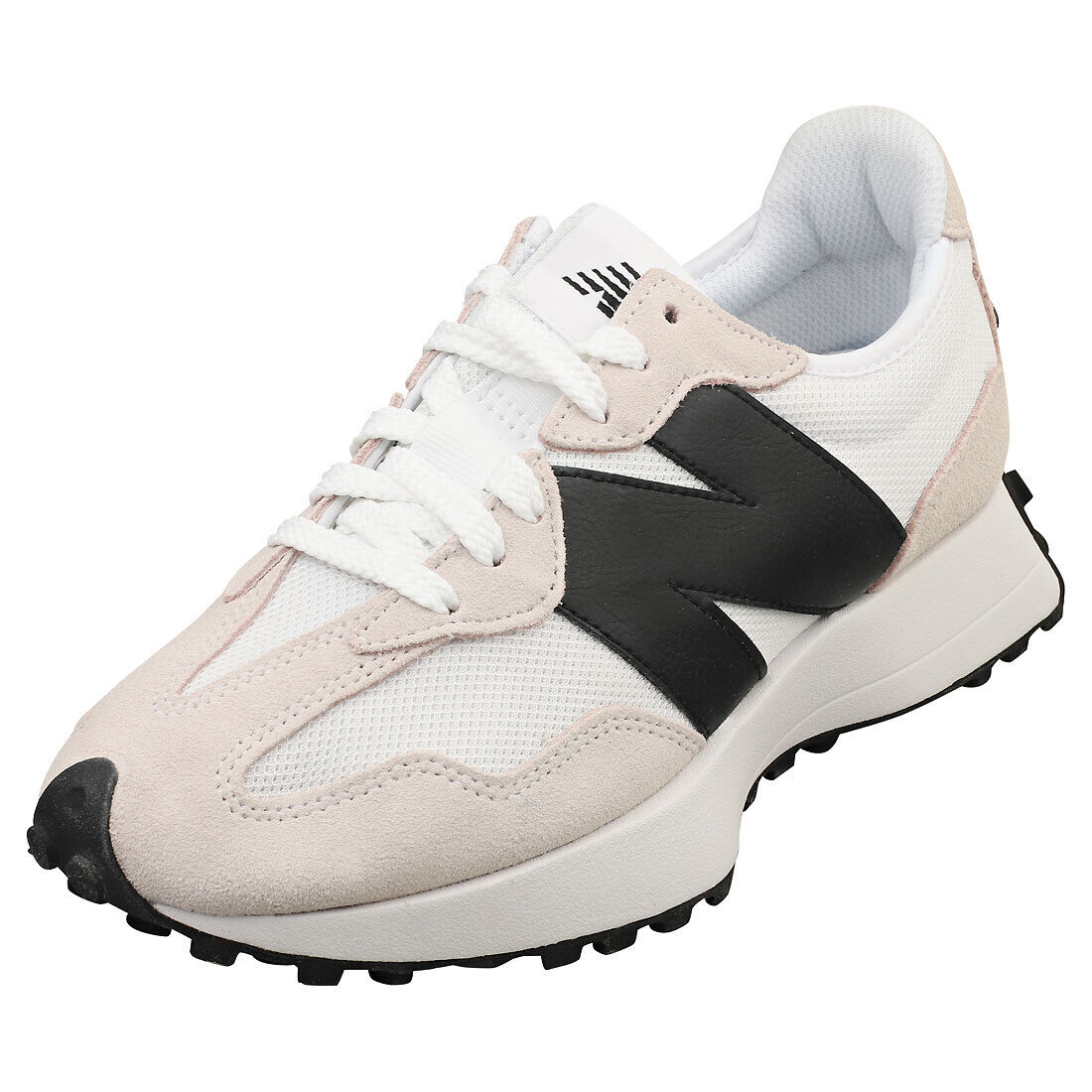 New Balance 327 Uomo White Black Formatori Casuale - 37 EU